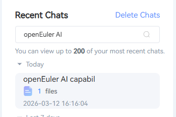 Conversation History Search