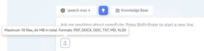 Upload File Prompt