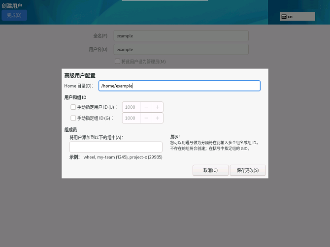  高级用户配置
