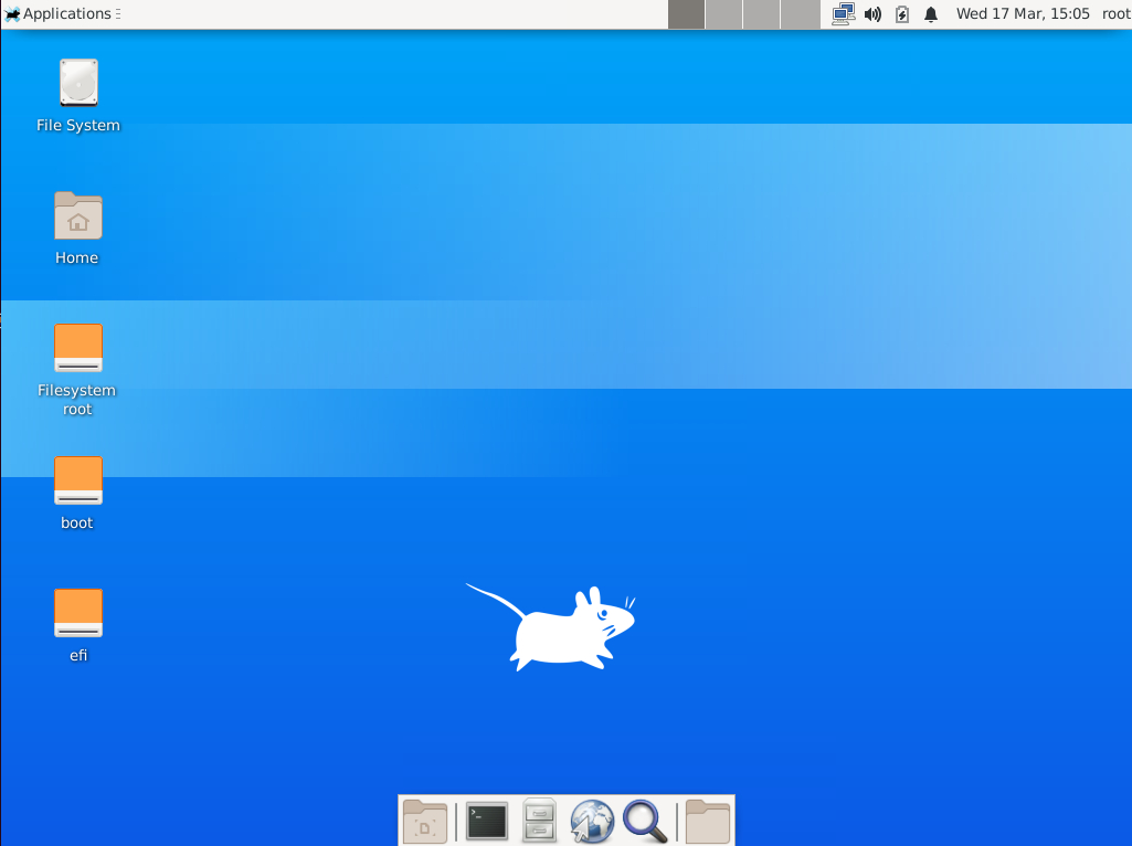 Figure 1 Main screen of the desktop - big