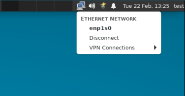 Figure 9 Network connection page