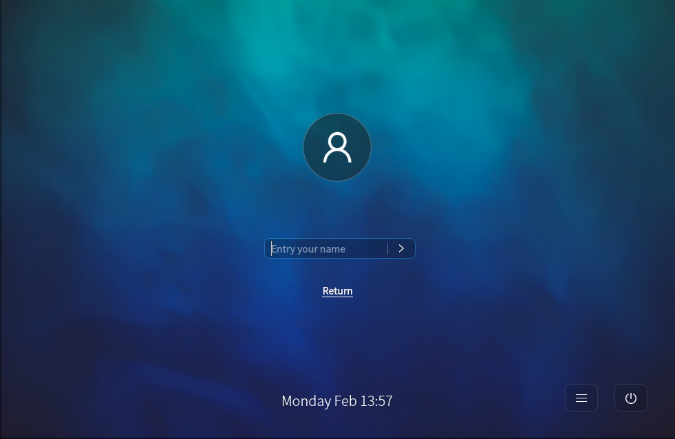 Figure 1 Login screen