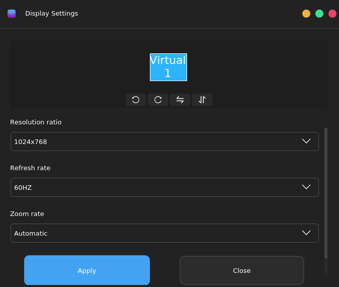 Figure 18-Display Settings