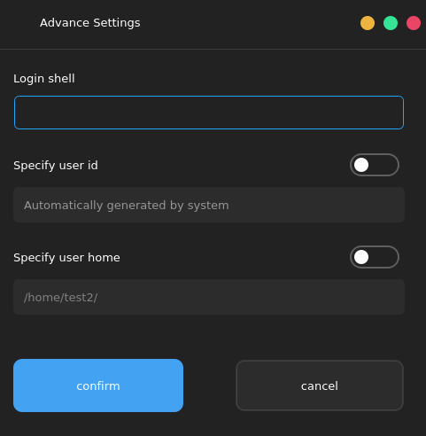 Figure 25-Advanced Settings