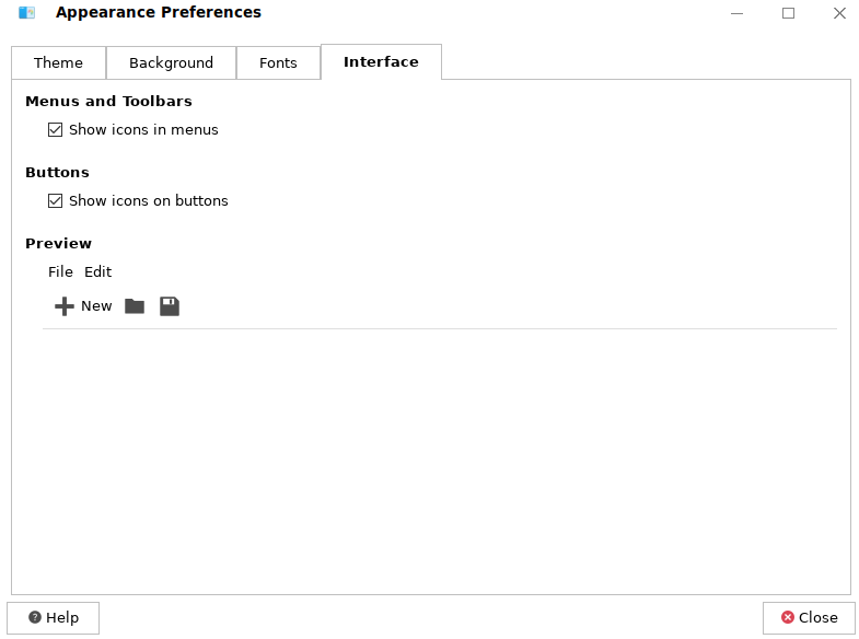 Figure 35-Icon display settings