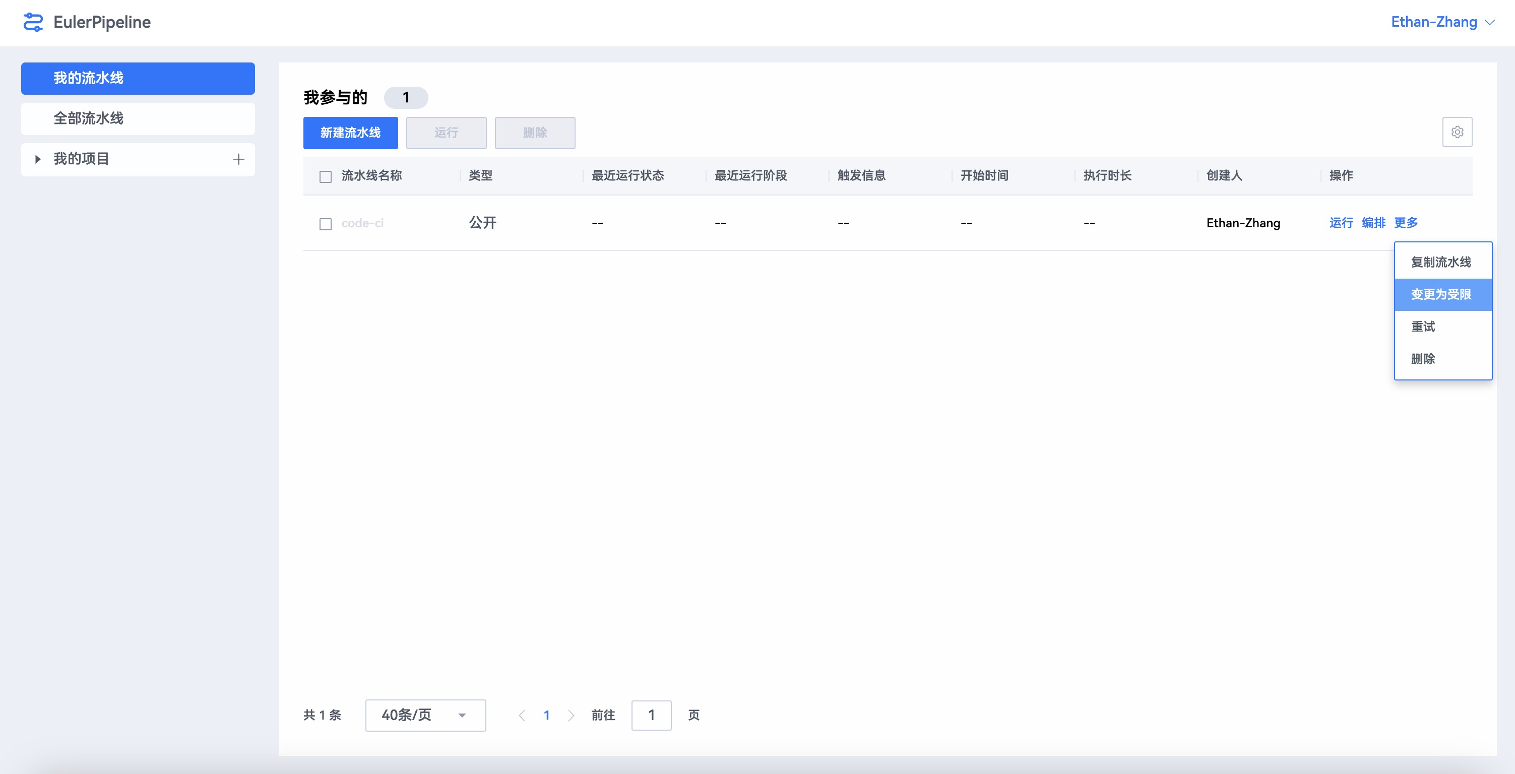 变更类型