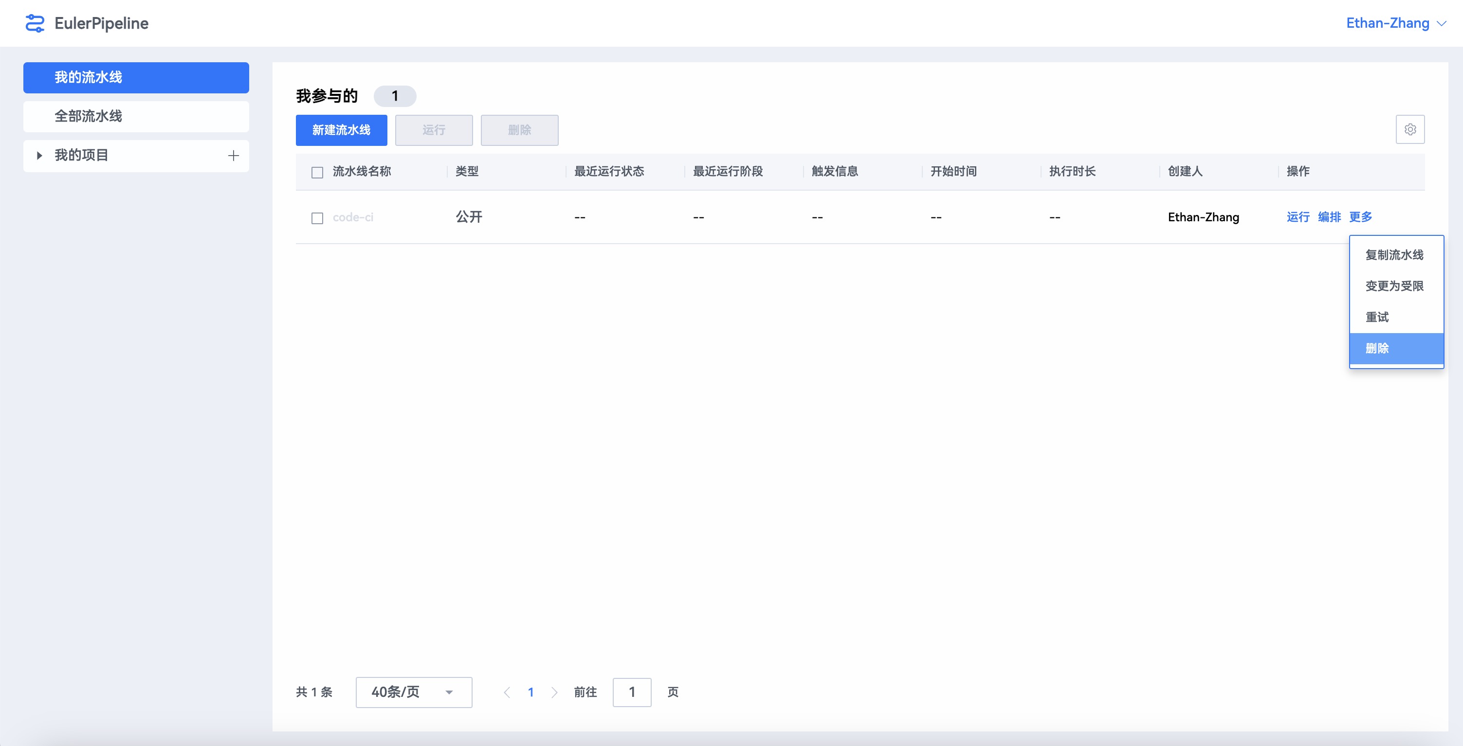 删除